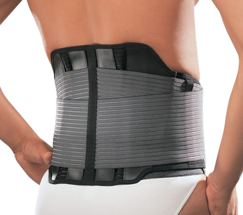 Image LOMBACROSS ACTIVITY G2 Ceinture de soutien lombaire renforcée, avec passe-main ventral, hauteur 21 cm. noir, taille 1